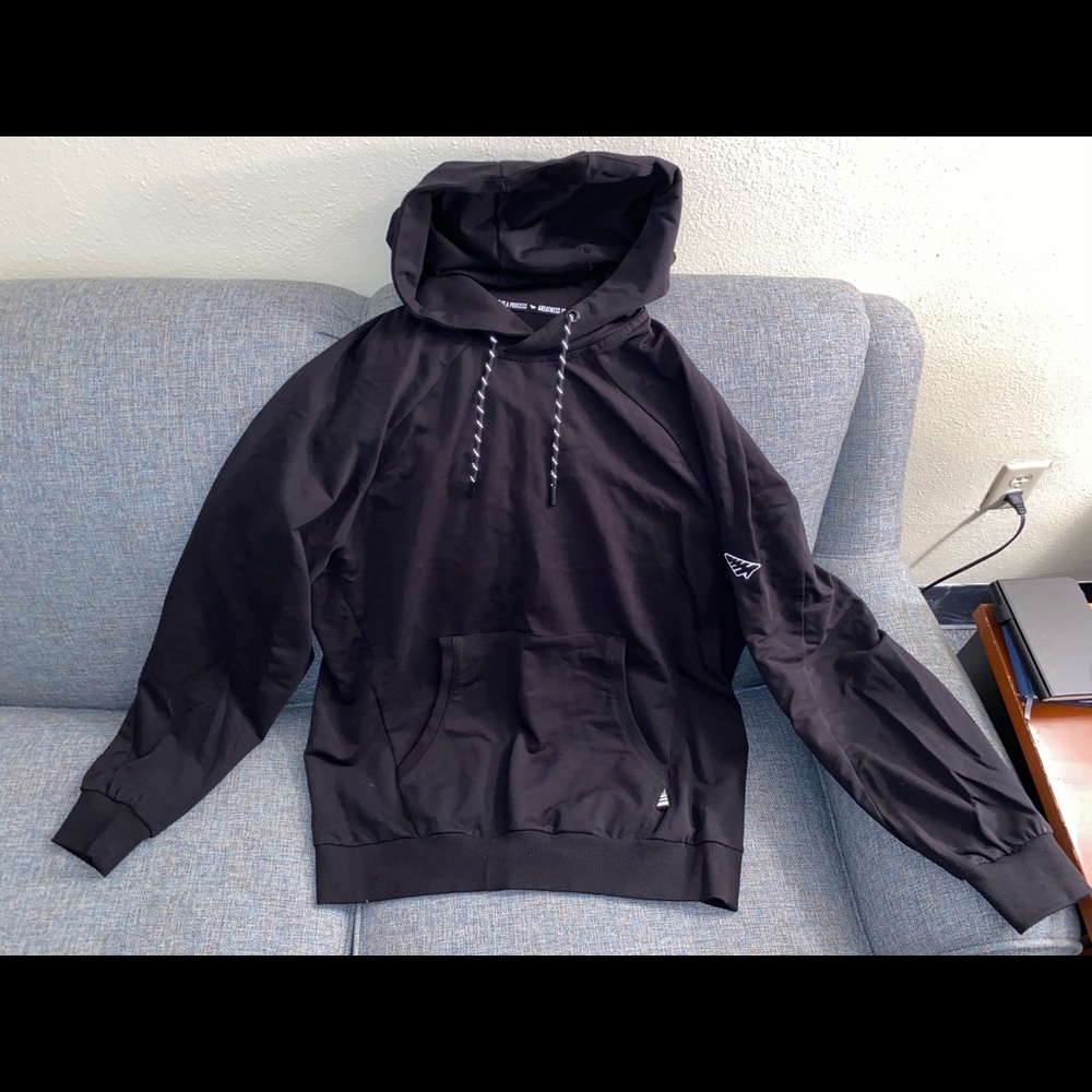 Paper Planes (Rocnation) Black Hoodie (Size L)